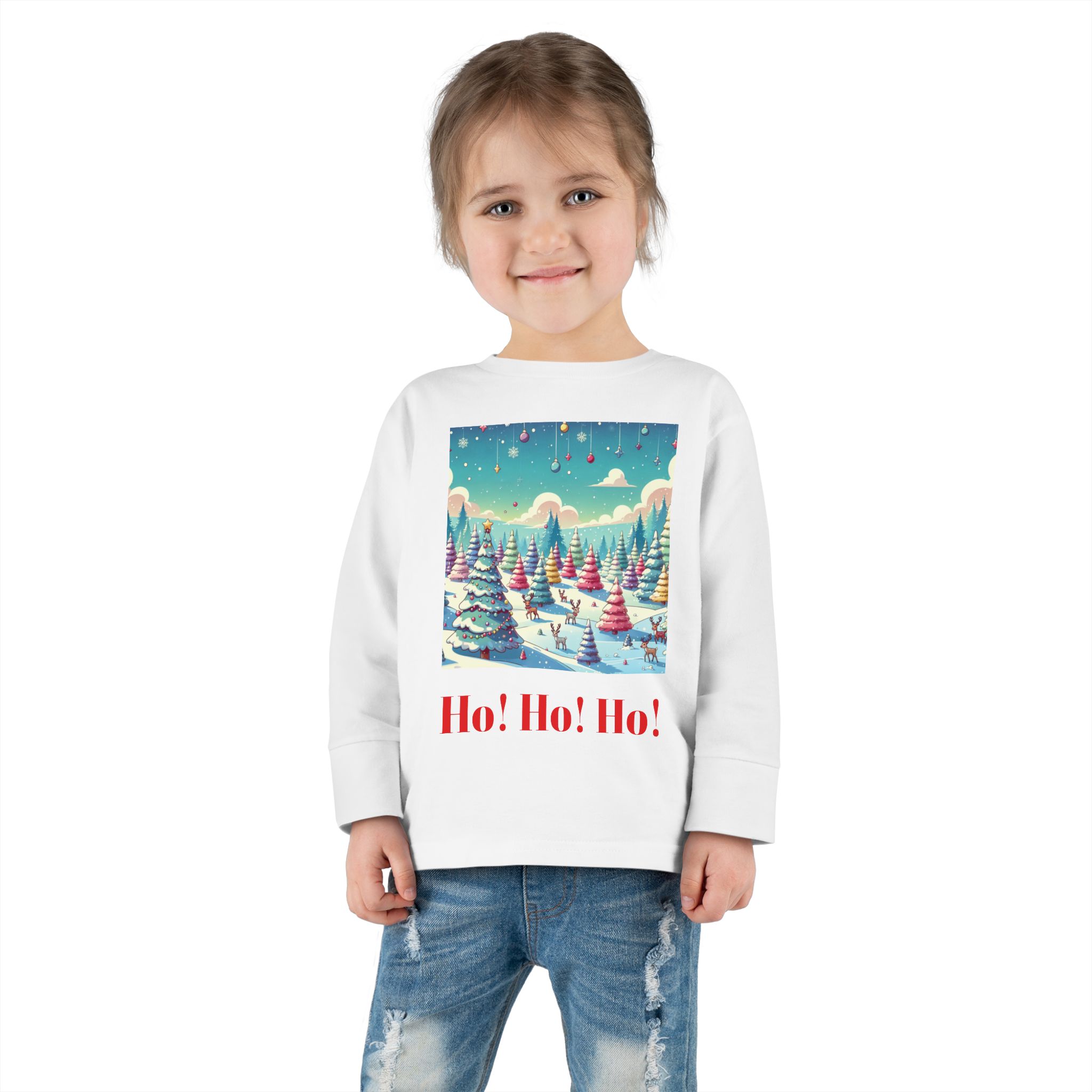 Toddler Long Sleeve Christmas Tee